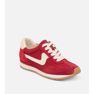 NEW THE BLUE COLLECTION women's b.ntcd mesh sneakers in crimson woven mesh